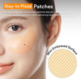 Abib Glutathione Kojic Eye Patch Vita Jelly used on forehead and cheeks for multi-area targeted brightening