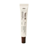 Applying Advanced PDRN Rejuvenating Cream onto a woman's cheek highlighting the soothing and smoothing benefits.
