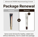 Model showcasing dewy, radiant skin texture results from using Dr. Reju All Advanced Rejuvenating Cream.