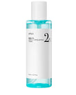 Close-up of the Anua BHA 2 Gentle Exfoliating toner back label, highlighting key ingredients and usage.