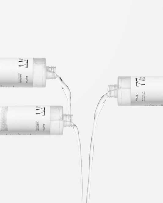 Texture of ANUA Heartleaf 77 Soothing Toner on hand