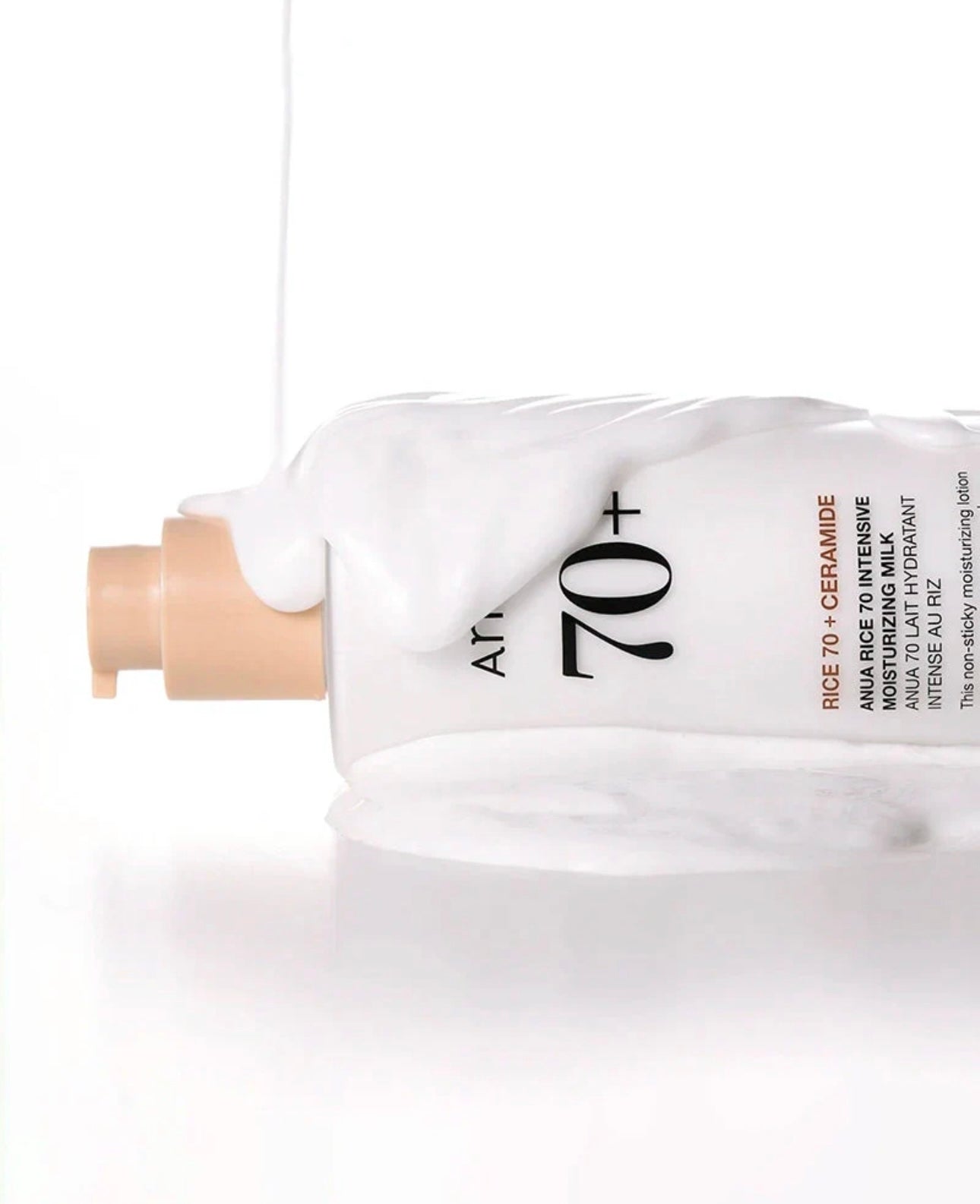 Anua Rice 70 Moisturizing Milk is formulated without parabens, sulfates, or alcohol.