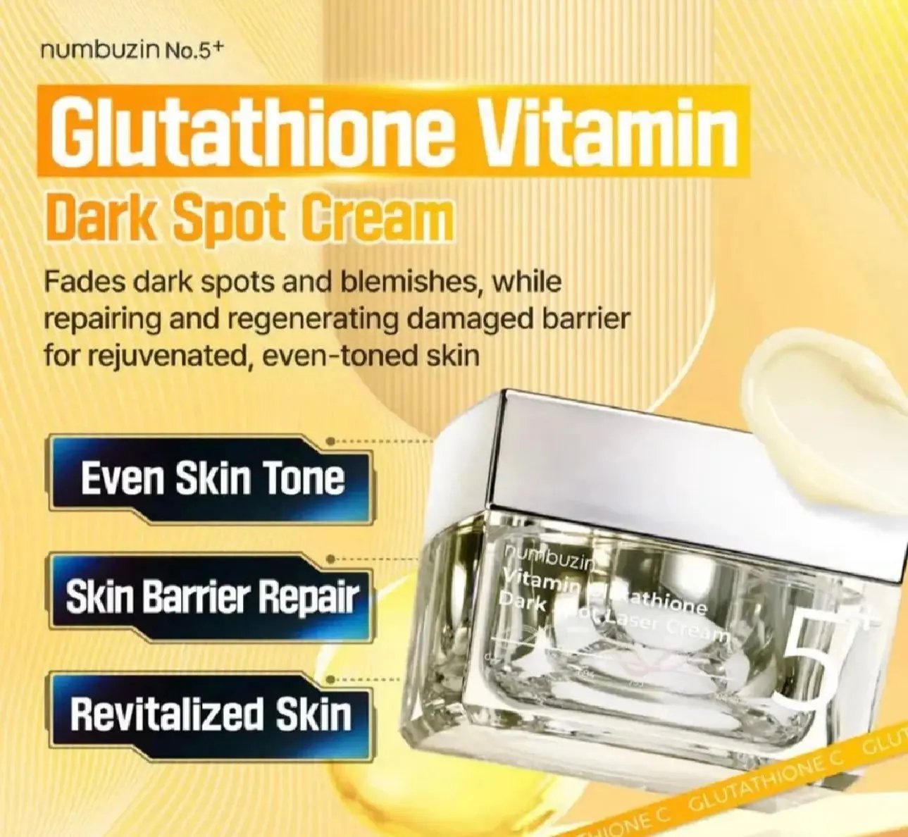 Visible improvement in dark spots and uneven skin tone after consistent use of Anua Skin1004 Numbuzin dark spot set