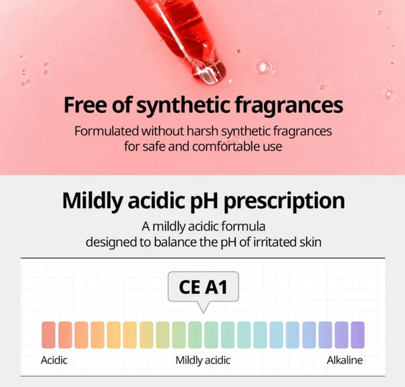 Applying VT Cosmetics Azelic A1 calming ampoule on face for redness relief and hydration.