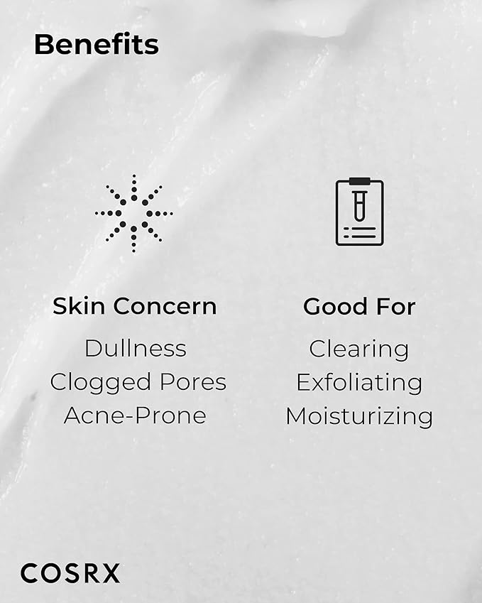 Applying COSRX good night cleanser on skin to gently massage and remove dead skin cells with the soft peeling gel.