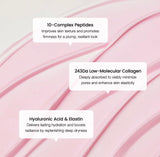 Applying Biodance pore perfecting collagen peptide cream on skin for hydration and pore care.