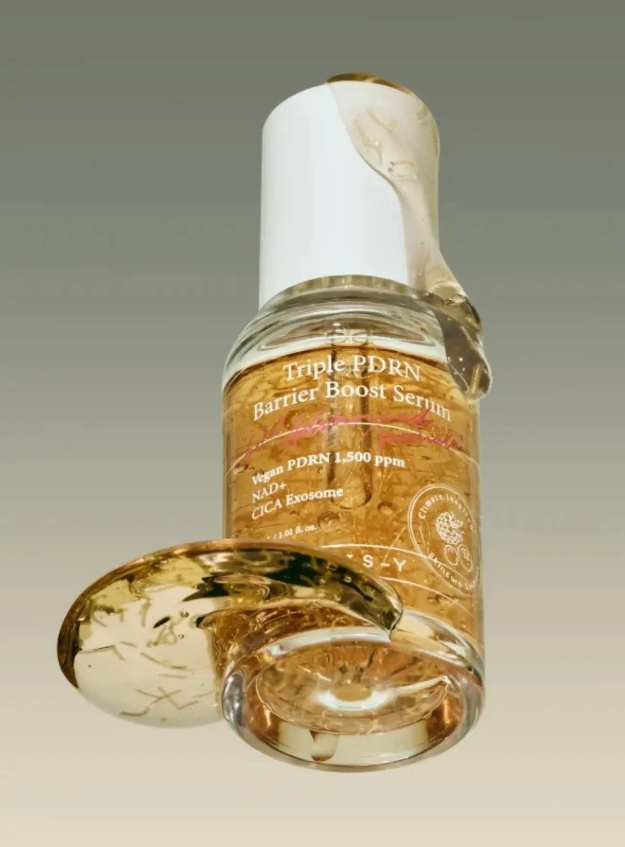 AXIS-Y Triple PDRN Barrier Boost Serum 30ml bottle with dropper – front view