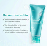 Azelaic acid niacinamide foam cleanser key ingredients – azelaic acid, niacinamide, ceramides