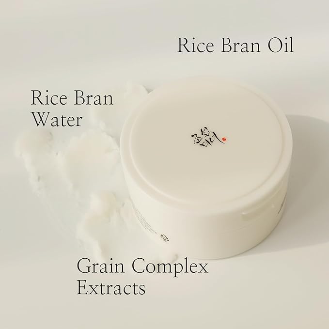 Flat lay image of Beauty of Joseon Radiance Cleansing Balm with props