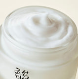 Beauty of Joseon day and night duo featuring the white tube of Relief Sun Rice Probiotics SPF and gold jar of Dynasty Cream.