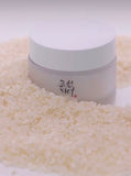 Ingredient infographic for Beauty of Joseon Dynasty Cream: it lists “Dynasty Cream” ingredients such as 29% rice bran water, 2% squalane, and 5% ginseng root water. This close-up highlights the product’s nourishing components.