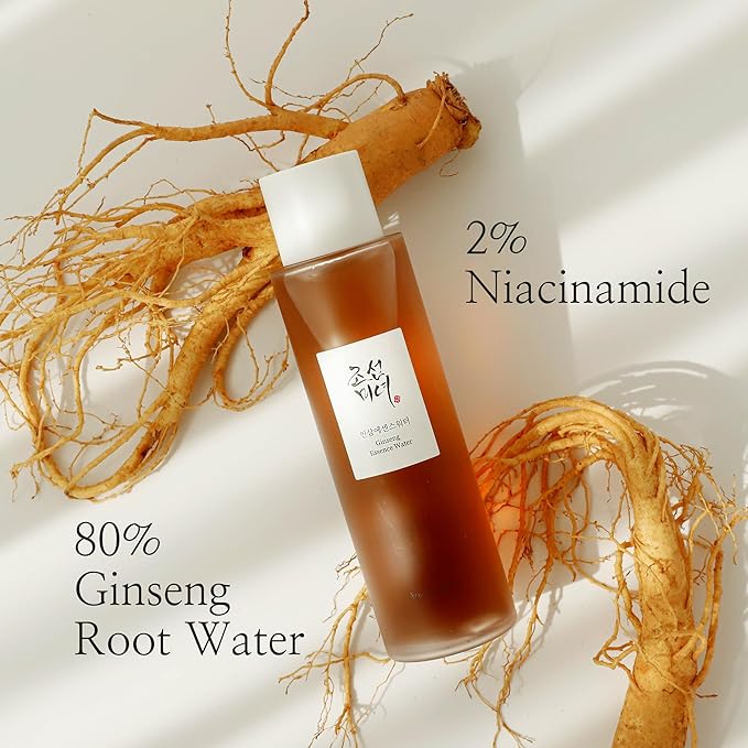 Key ingredients in Beauty of Joseon Ginseng Water, including ginseng extract