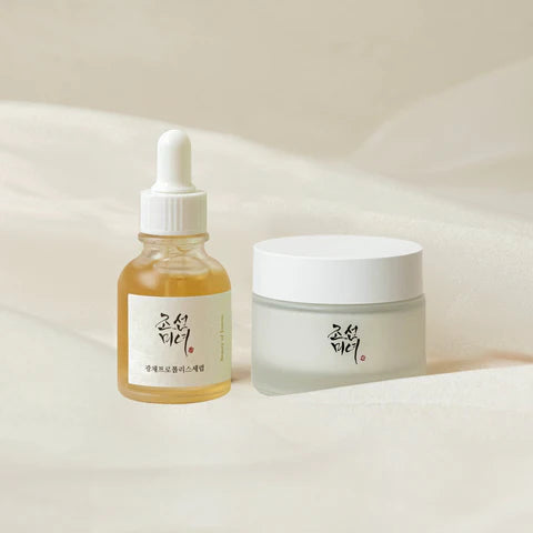 Beauty of Joseon Glass Skin Duo bundle with Dynasty Cream and Glow Serum for radiant Korean glass skin