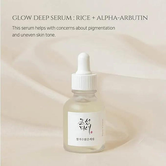 Beauty of Joseon Glow Deep Serum Rice + Alpha-Arbutin 30ml for brightening dark spots