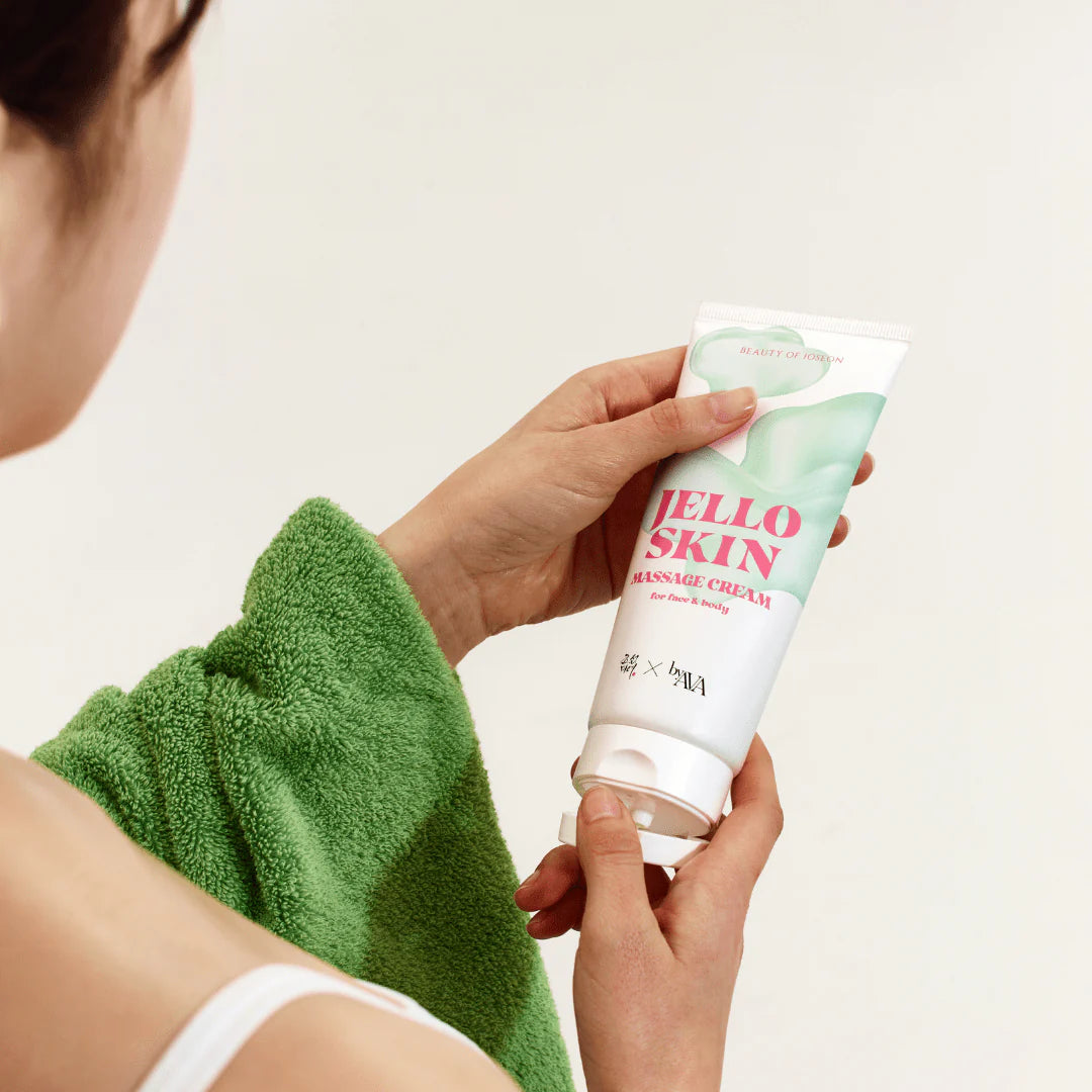Key ingredients Centella Asiatica and Bean extract in Beauty of Joseon Jello Skin Cream.