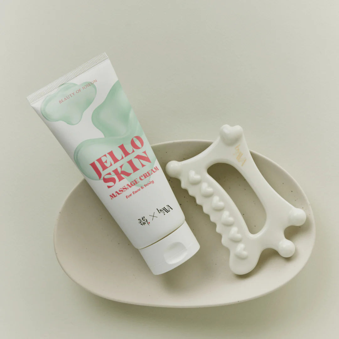 Beauty of Joseon Jello Skin Massage Cream promoting holistic beauty and relaxation.
