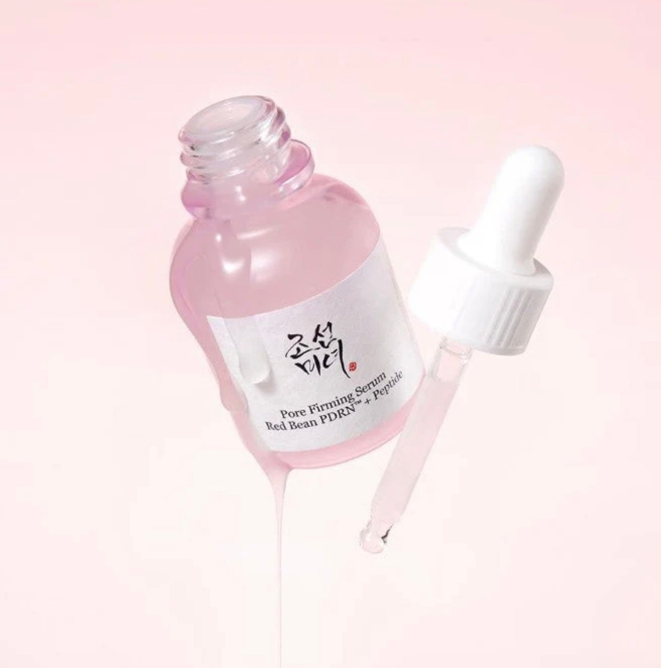 Beauty of Joseon Red Bean PDRN Peptide Pore Firming Serum 30ml tube packaging standing upright on a clean surface.