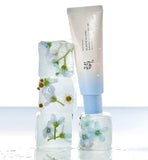 Front view of Beauty of Joseon Relief Sun Aqua Fresh Rice sunscreen bottle