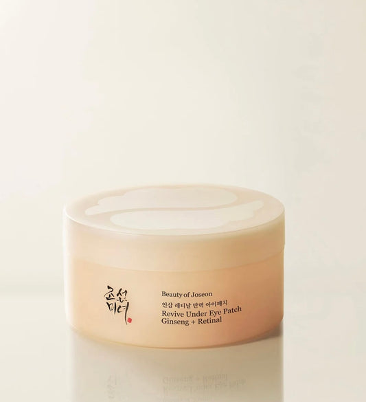 The Beauty of Joseon Revive Eye Patch jar with ginseng and retinal