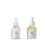 Beauty of Joseon Glow Deep Serum and Glow Serum bundle set on clean background