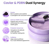 Packaging of Biodance Caviar PDRN Eye Patches 30pcs showing the ingredient list and expiration date.