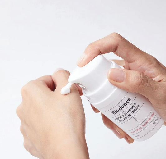 Side view of Biodance Pore Collagen Cream packaging