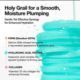 The soft, plain side of the Anua PDRN hyaluronic pad for gentle wiping.