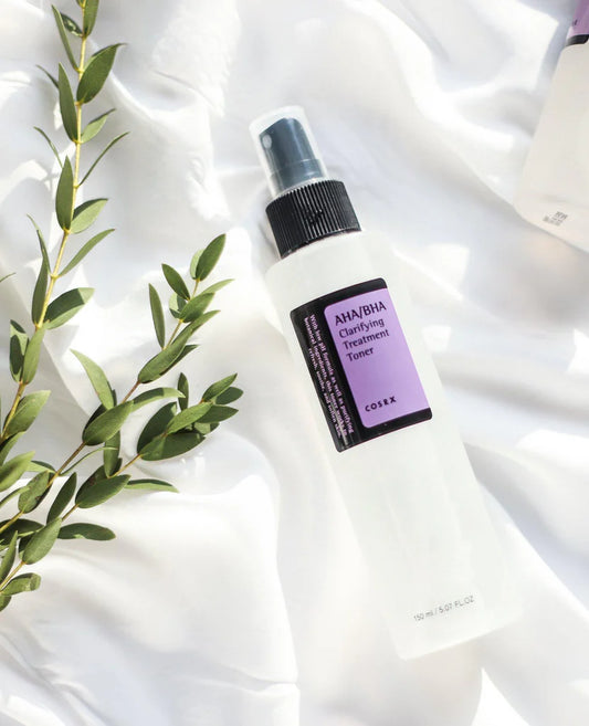 COSRX AHA BHA Clarifying Treatment Toner 150ml — front view, exfoliating AHA & BHA toner for smoother skin