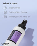 Back label and ingredients of COSRX AHA BHA Clarifying Treatment Toner — ingredient list and usage