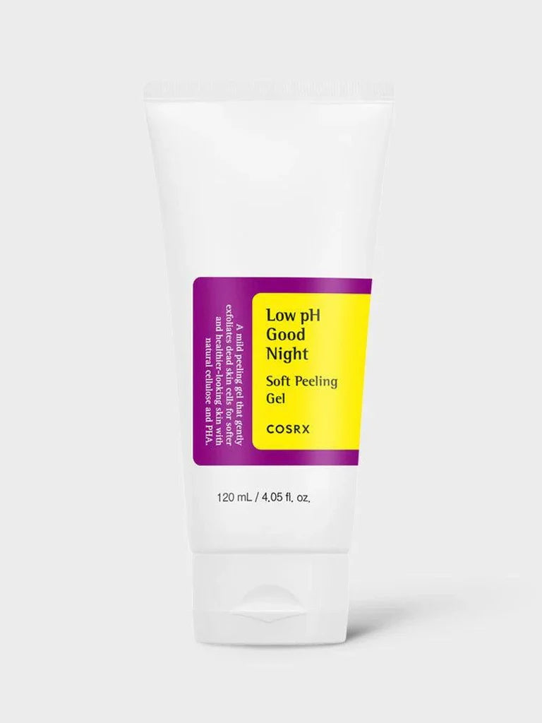 COSRX Goodnight peeling gel with hyaluronic acid - hydrating exfoliator for dry and sensitive skin