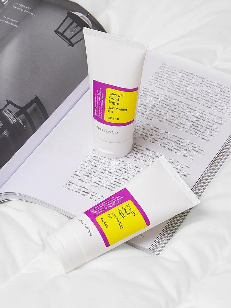 COSRX Low pH Goodnight Soft Peeling Gel - Cleanser (120ml) Twin Pack **Bundle Pack Promotion**