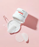 COSRX original clear pad 70 pads front view, a staple for anyone using cosrx toner pads for clear skin.
