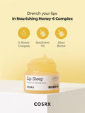 White jar of COSRX propolis lip sleeping mask on a clean background, a gentle overnight lip treatment.