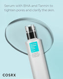 Back label and ingredients of COSRX Two in One Poreless Power Liquid product details and usage