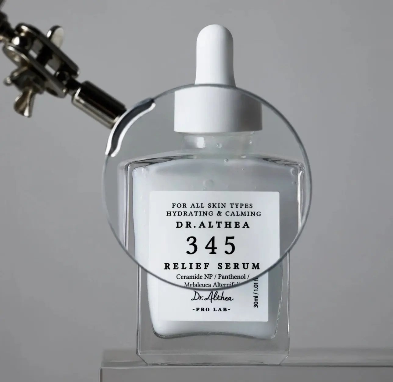 Dr. Althea 345 Relief Serum ingredients and label - 345 relief serum for blemishes