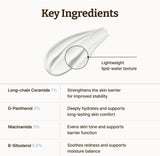 Dr. Reju-All LC Ceramide Barrier Cream ingredients with niacinamide and panthenol