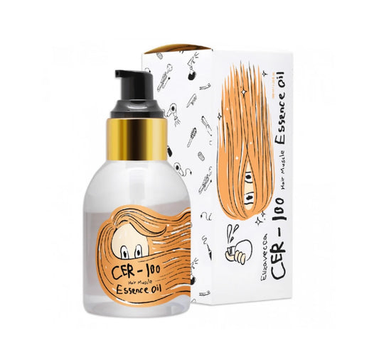 Elizavecca CER-100 Hair Muscle Essence Oil front view of bottle