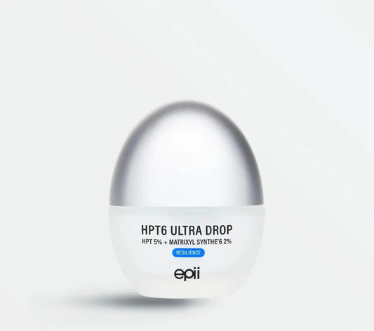 epii HPT6 Ultra Drop 5 serum bottle with pump dispenser for firmer-looking skin