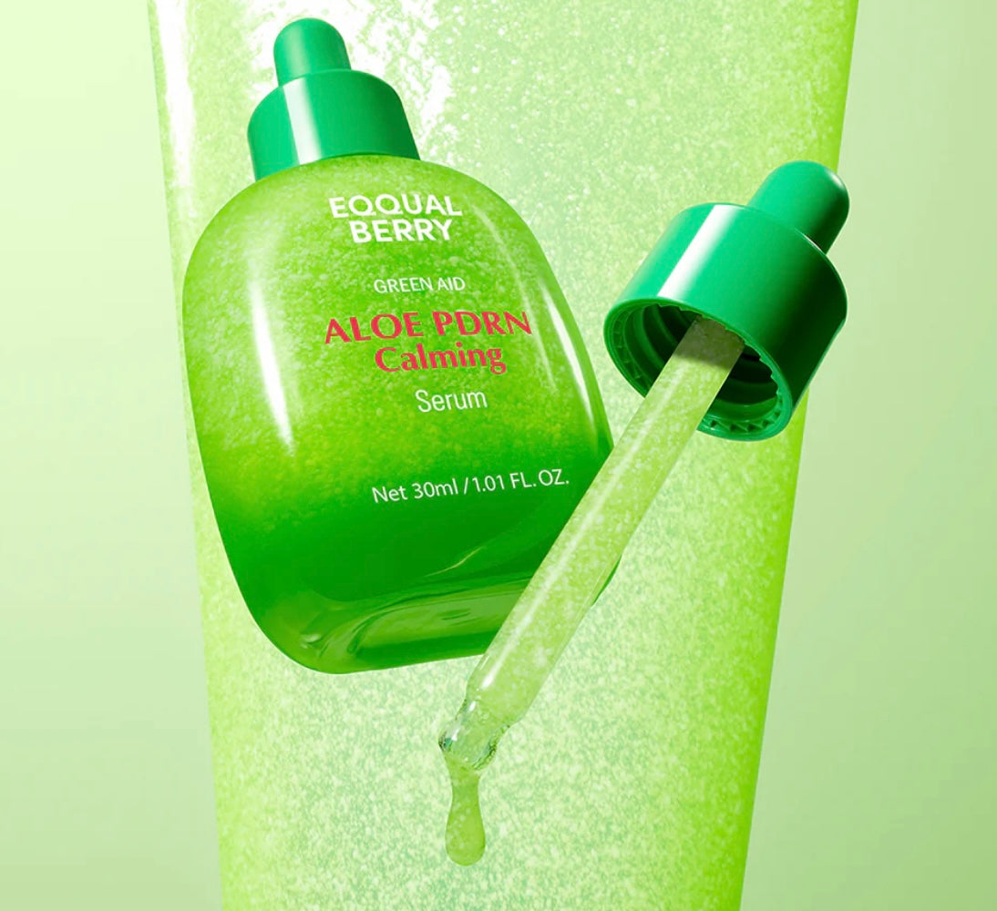 EQQUALBERRY Aloe PDRN Calming Serum in its packaging