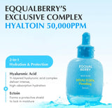 Unboxed Eqqualberry Hyaltoin Flooding 30 ml set, showcasing the hyaltoin flooding serum and its outer carton.