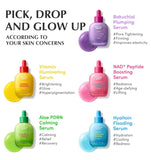  Incorporate the Eqqualberry NAD+ Peptide Boosting Serum into your daily skincare regimen