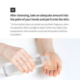 Applying the Soon Jung pH 5.5 Relief Toner to face with a cotton pad.