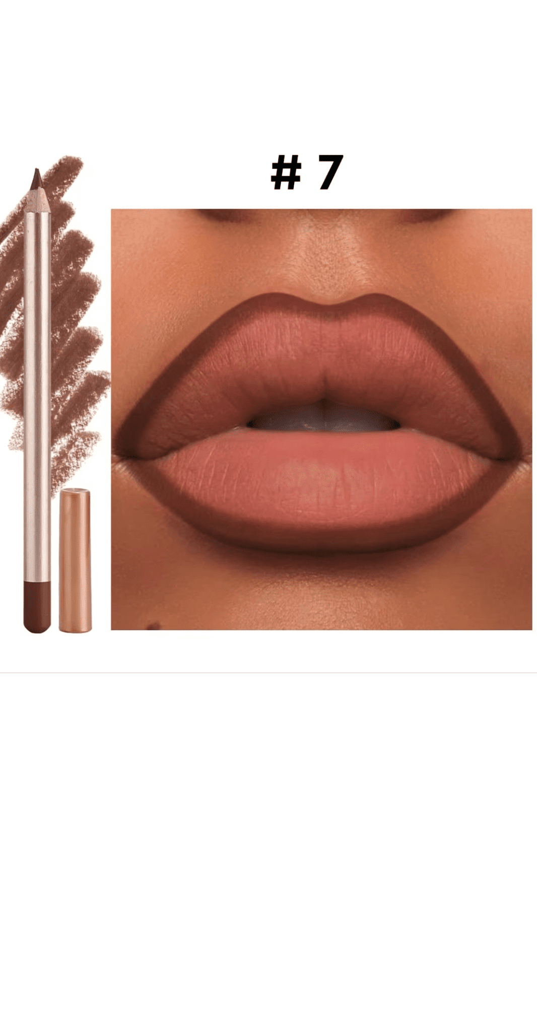 FencyGrace Line Loud, Lápiz labial mate retráctil vegano Infundido con Vitamina E