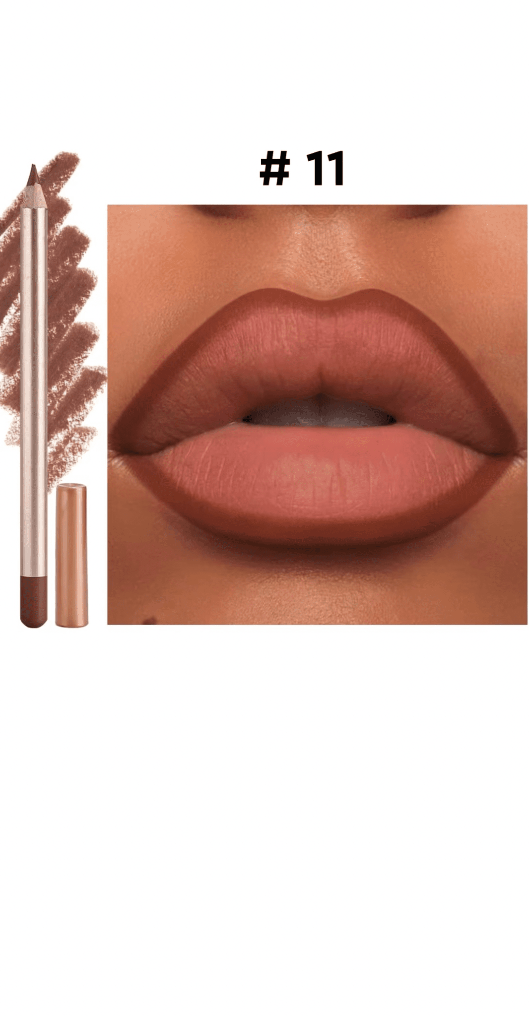 FencyGrace Line Loud, Lápiz labial mate retráctil vegano Infundido con Vitamina E