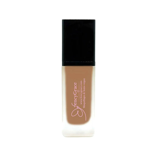 Fond de teint vegan hydratant FencyGrace - Rachel 125 - couvrance naturelle -  fini lumineux - longue tenue