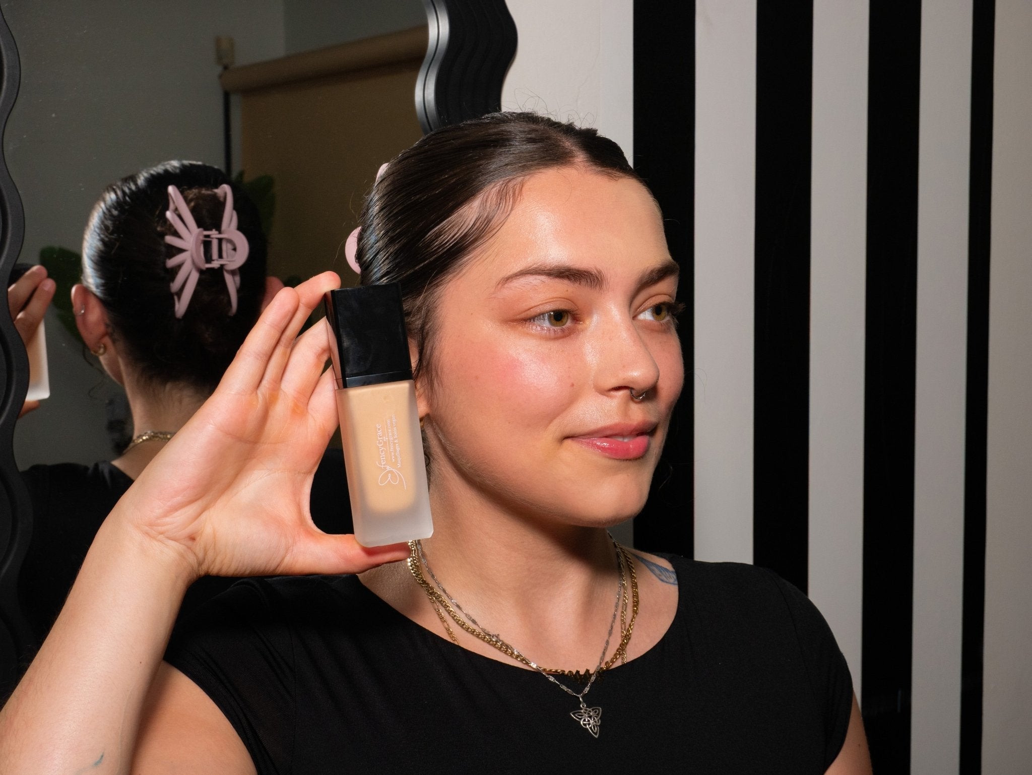 Fond de teint vegan hydratant FencyGrace - Elisabeth 103 - couvrance naturelle -  fini lumineux  - longue tenue