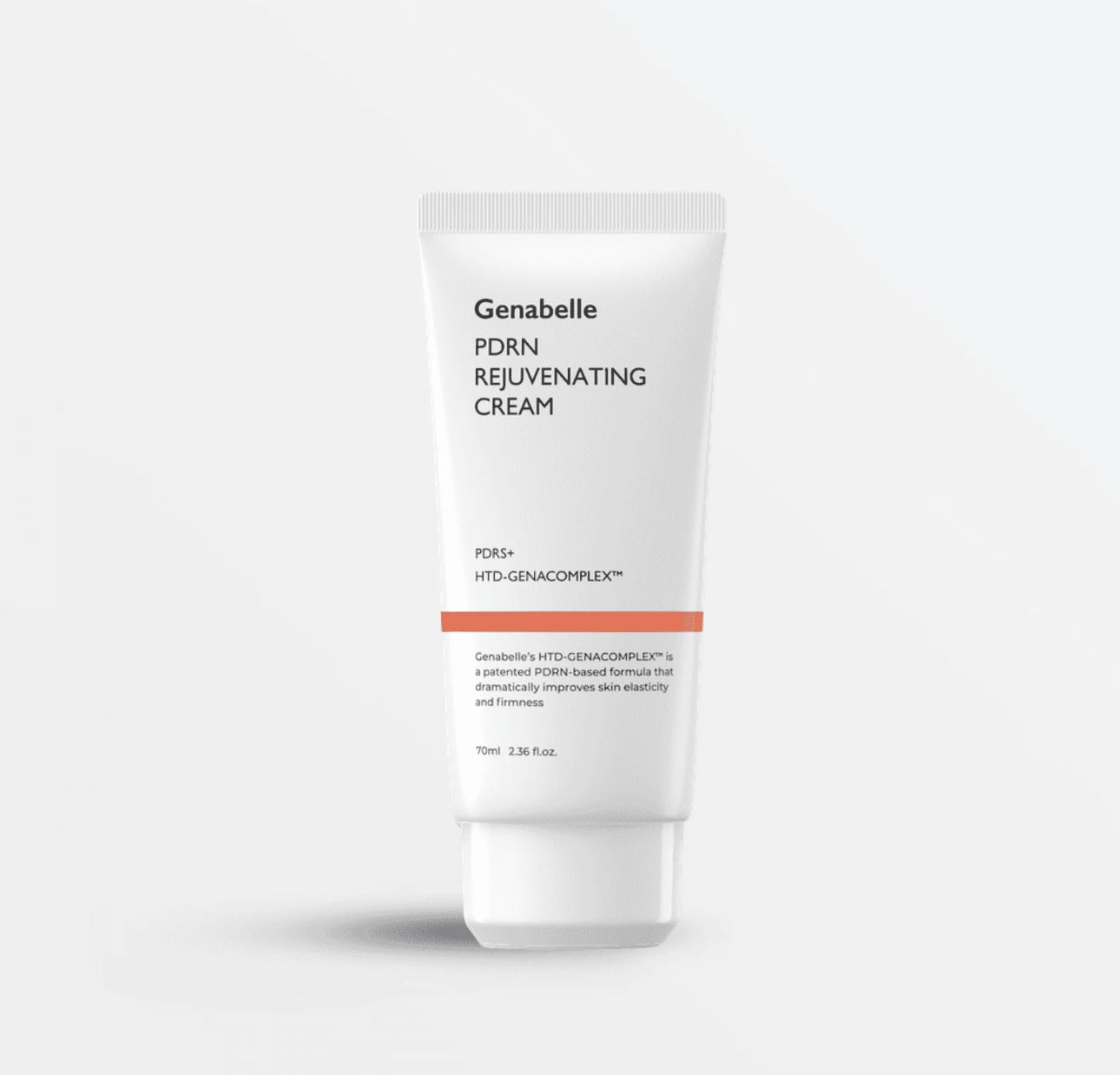 Close-up view of the rich, silky texture of the Genabelle PDRN rejuvenating cream