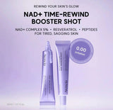 Applying the Arencia NAD+ Booster Shot to clean skin to support skin repair and renewal.