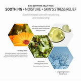 How to use S.O.S soothing jelly mask – apply on cleansed face for 15-20 minutes