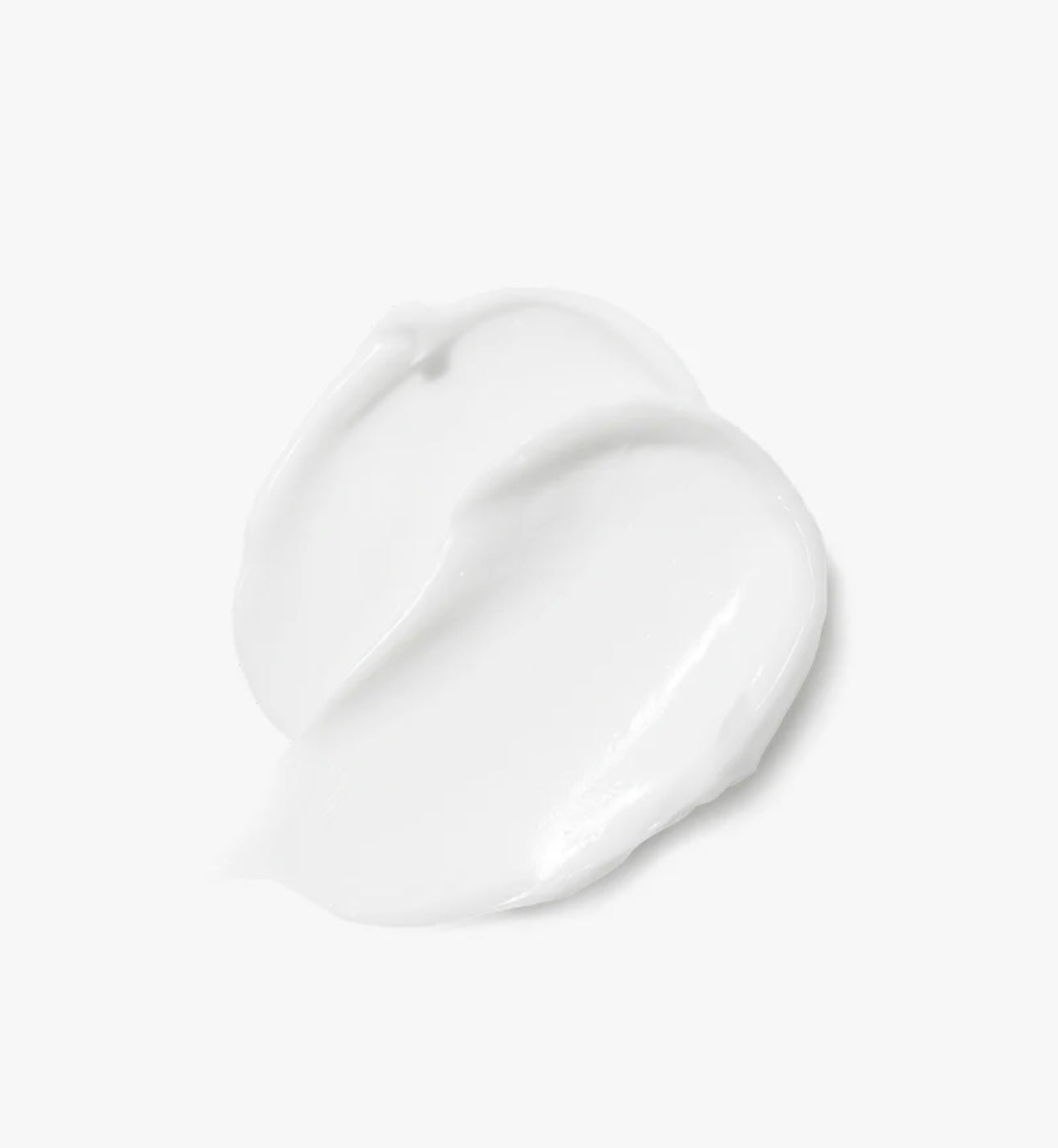 A pearl of i m from rice cream on a spatula, revealing its soft, lightweight gel-cream texture that absorbs quickly.